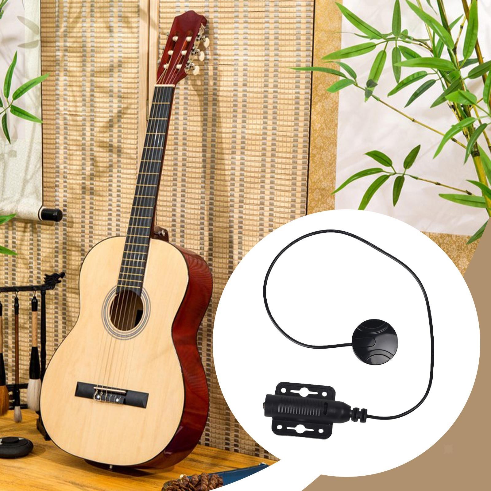 Universal Guitar Piezo Pickup 33cm Cable Accessory for Classical Guitar and
