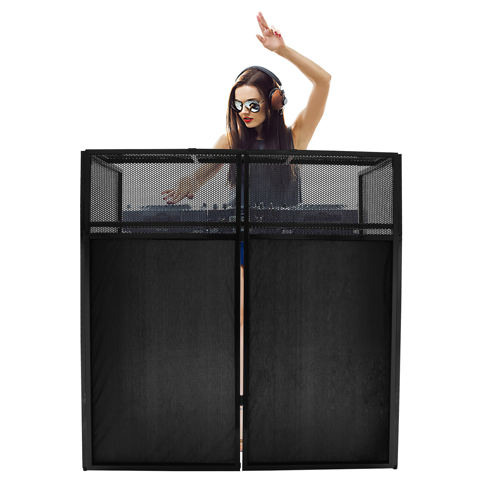 DJ Display Stand DJ Event Booth Facade Portable DJ Facade Booth Table DJ Cont