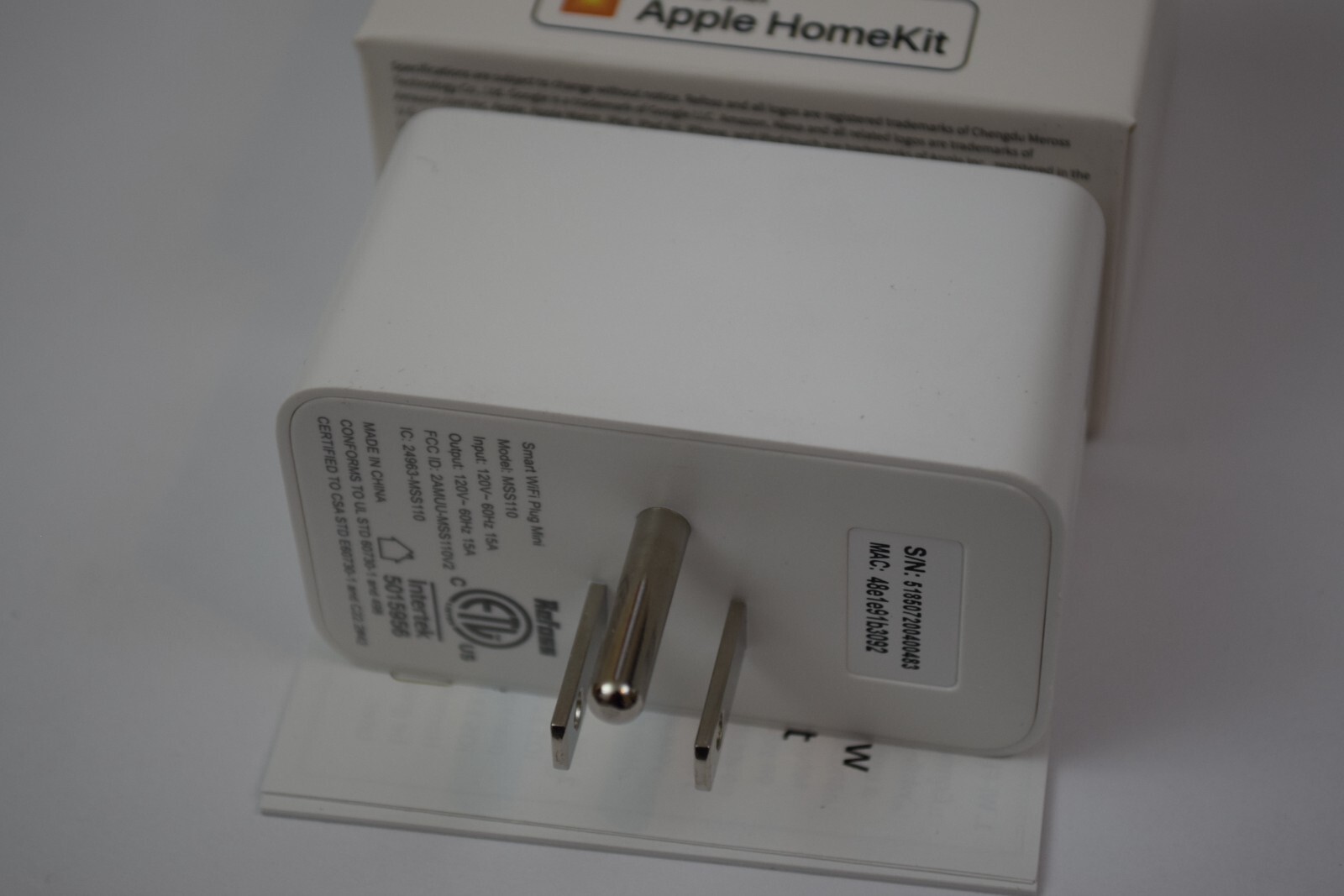 ReFoss MSS110 WiFi Plug Mini -Works with: Apple HomeKit, Alexa, Google Assistant