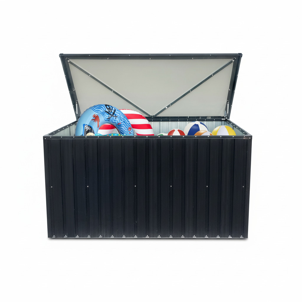 Outdoor Medium Metal Storage Box Store for Declutter your Garden, Patio