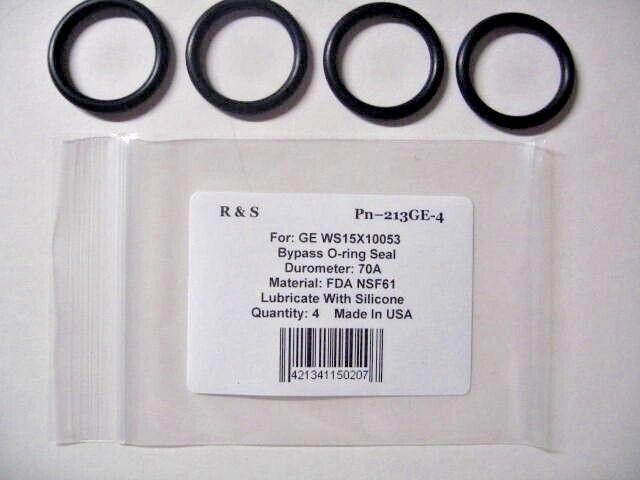 4 GE WS15X10053 Bypass O-ring Seals O-Ring / R&S 213GE-4 / FDA NSF61 Material