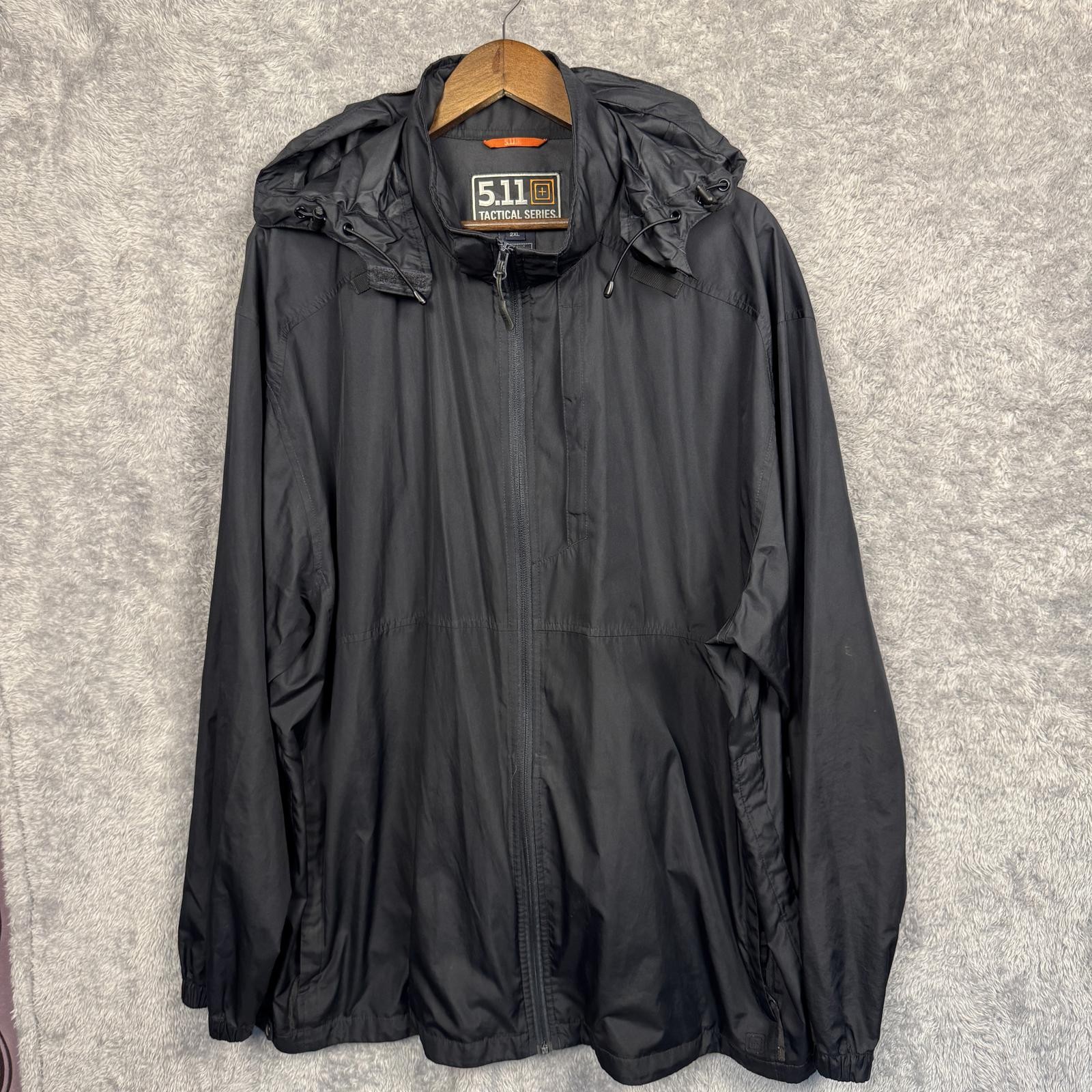 5.11 Tactical Mens Sz XXL Packable Operator Jacket Black