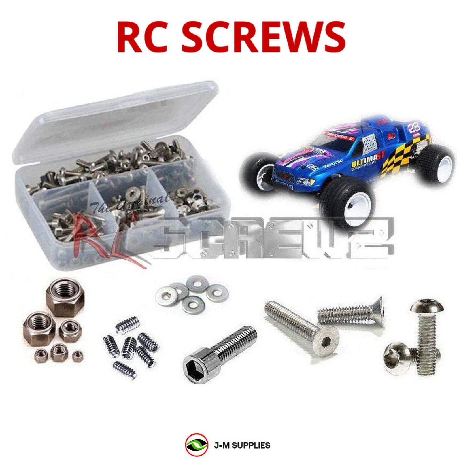 RCScrewZ Stainless Screw Kit kyo017 for Kyosho Ultima ST Sports EP #30952 | SET