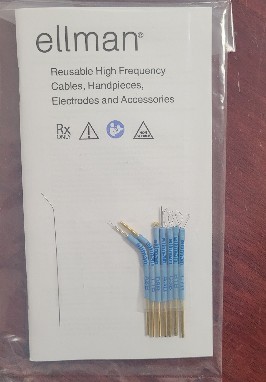 New Ellman S10B - ELECTRODE SET STANDARD 1/16" Shaft, 7 pieces