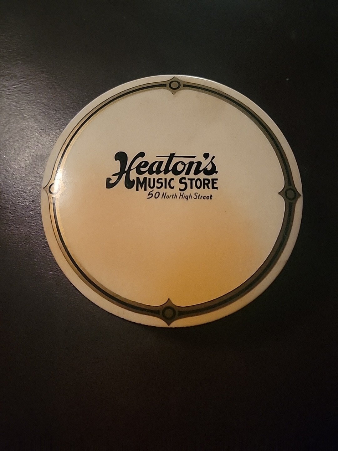 Nostalgic VINTAGE HEATON'S MUSIC STORE  ANTI-STATIC FELT  Record Brush