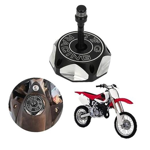 Dirt Bike Gas Fuel Tank Cap CNC for XR50 XR70 XR80 XR100 CRF150R CRF230F black