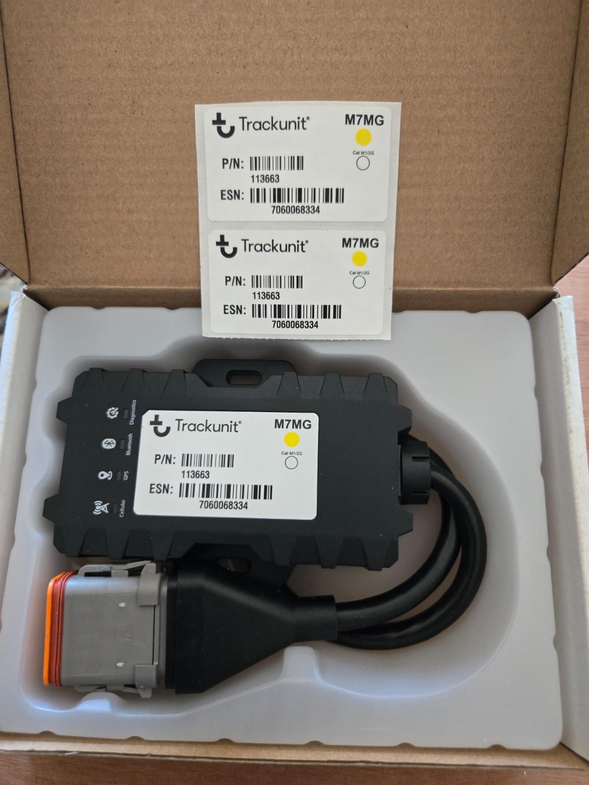 TRACKUNIT M7MG HEAVY FLEET TELEMATICS GPS BLUETOOTH