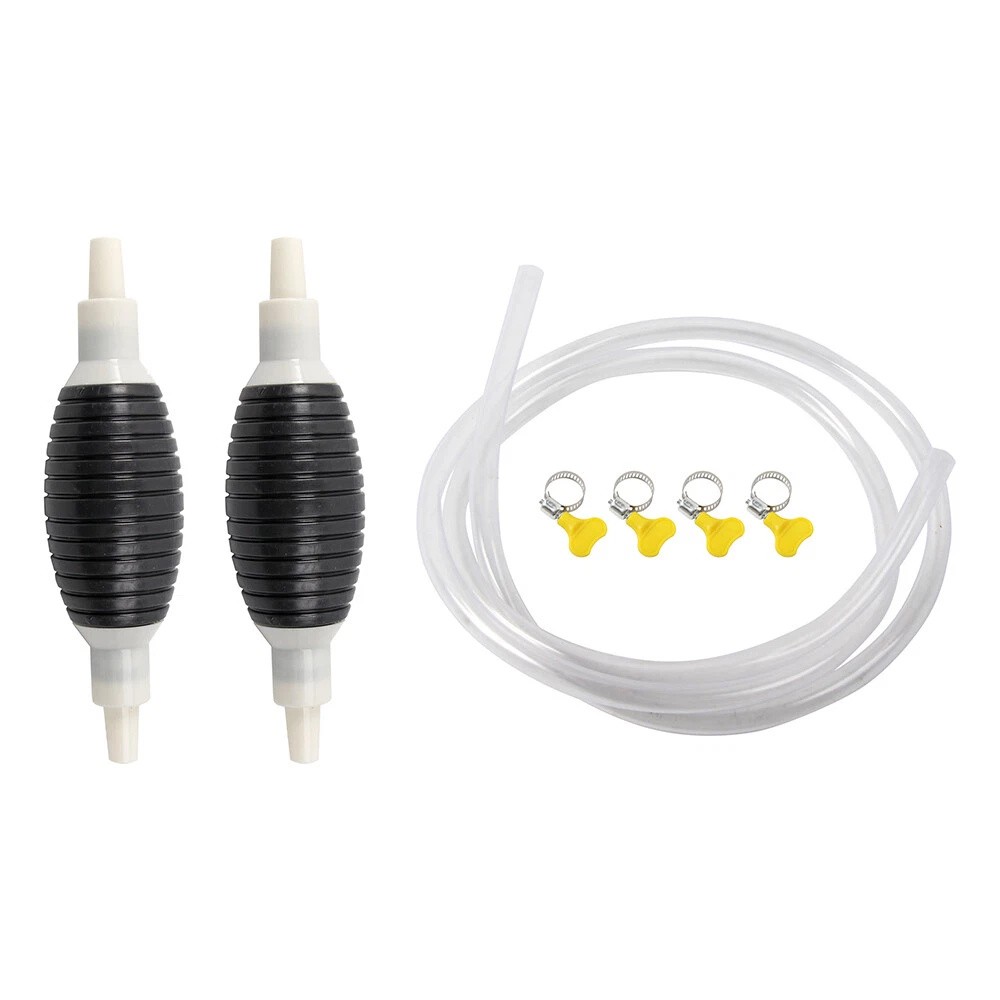 2 Way Suction Hand Pump Manual Fuel Oil Water Gasoline Transfer Siphon Tool