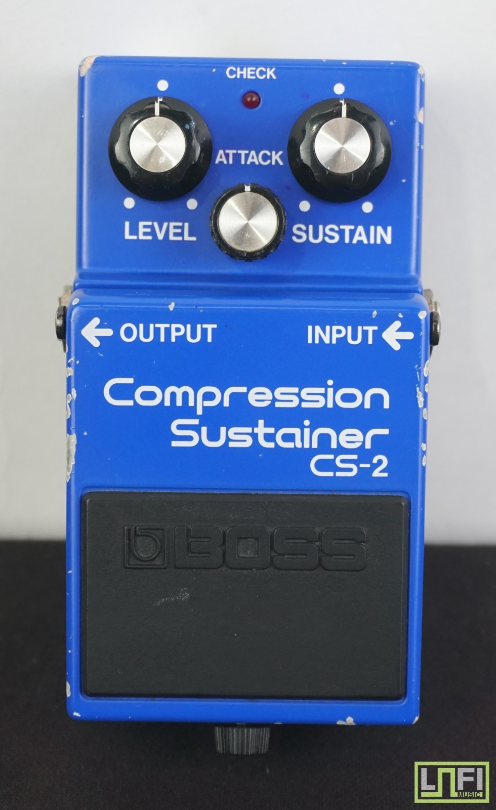 Boss CS-2 Vintage 80's Blue Compression Sustainer Guitar Effects Pedal - MIJ