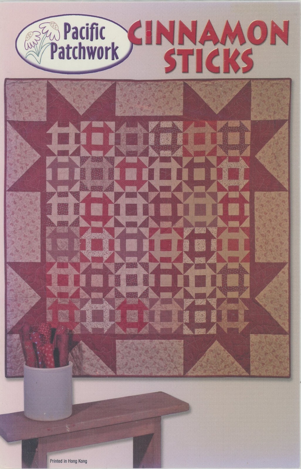 Pacific Patchwork Cinnamon Sticks Fat Quarter Pieced Quilt Pattern