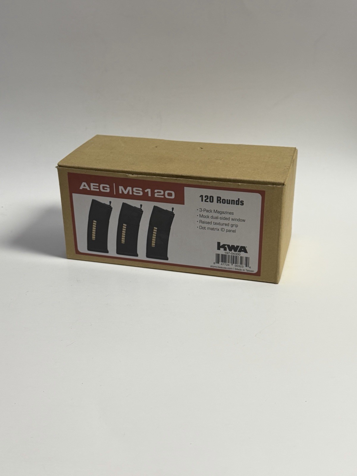 NEW KWA MS120 ERG/AEG 2.5/AEG 3 Mid-Cap Magazine - 3-Pack