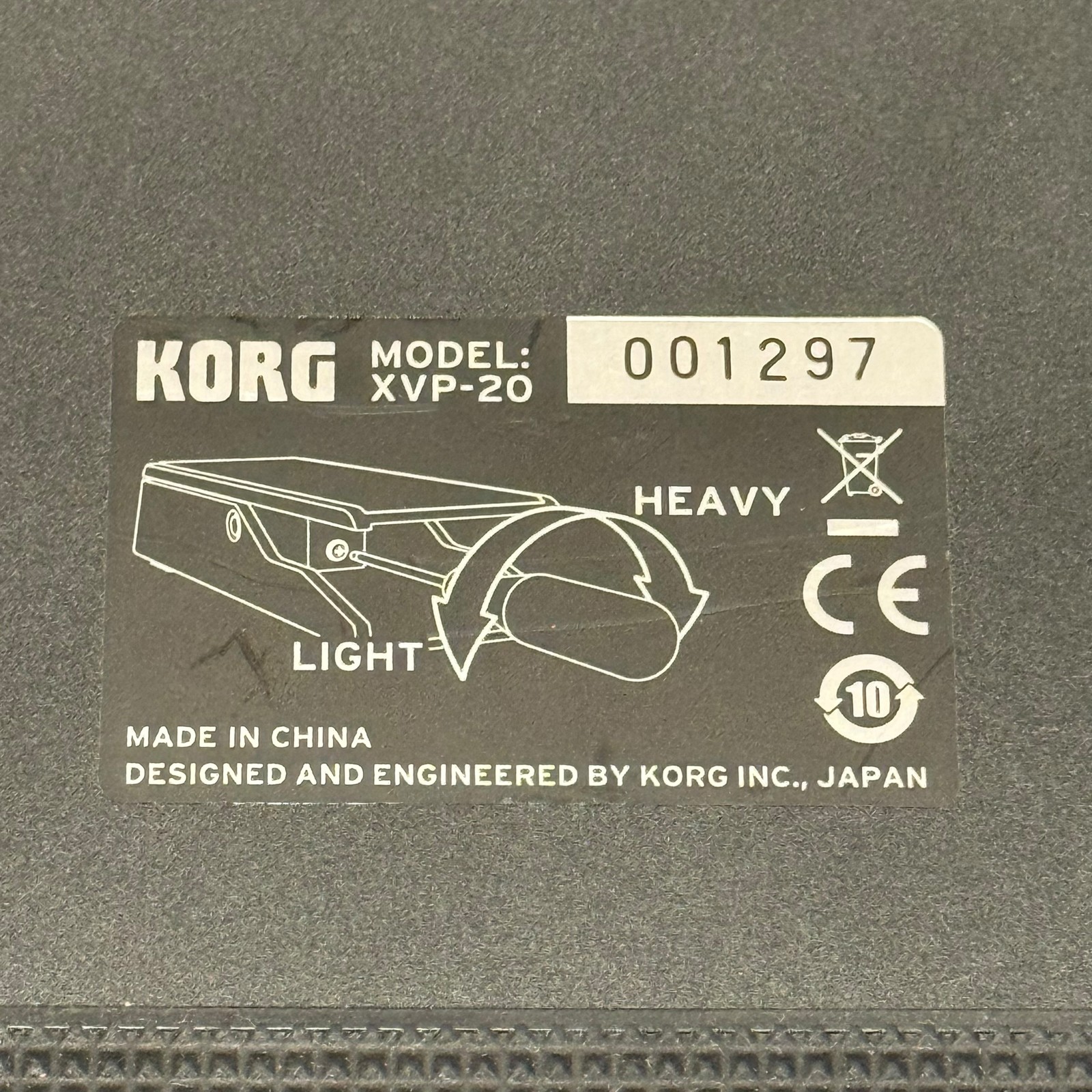 KORG XVP-20 Volume Expression Pedal Guitar Keyboard Performance Control Pedal