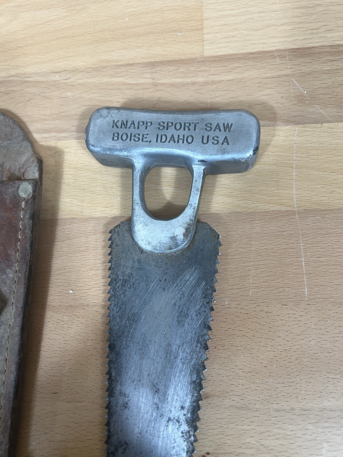 KNAPP SPORT SAW HUNTING KIT BONE SAW w SHEATH Nice Sharp - Nice!