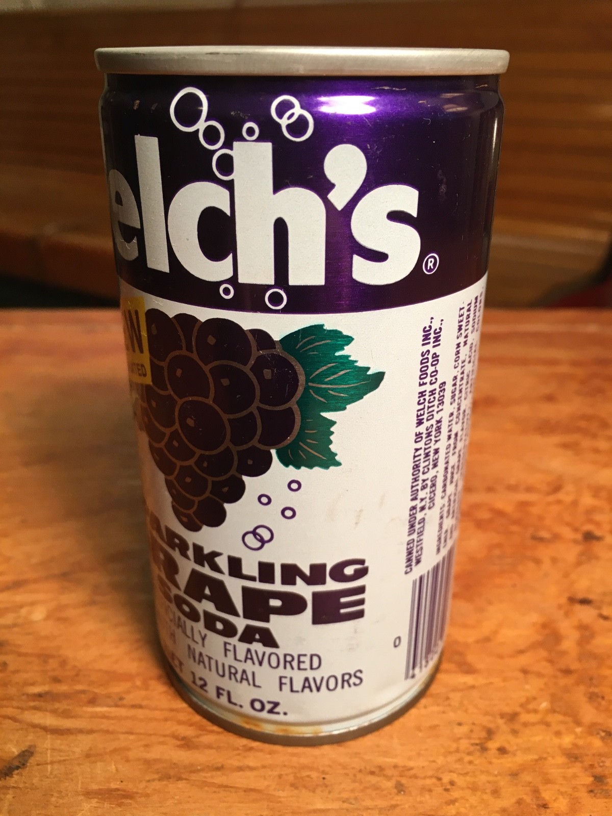 Welch's Sparkling Grape Vintage Soda Can