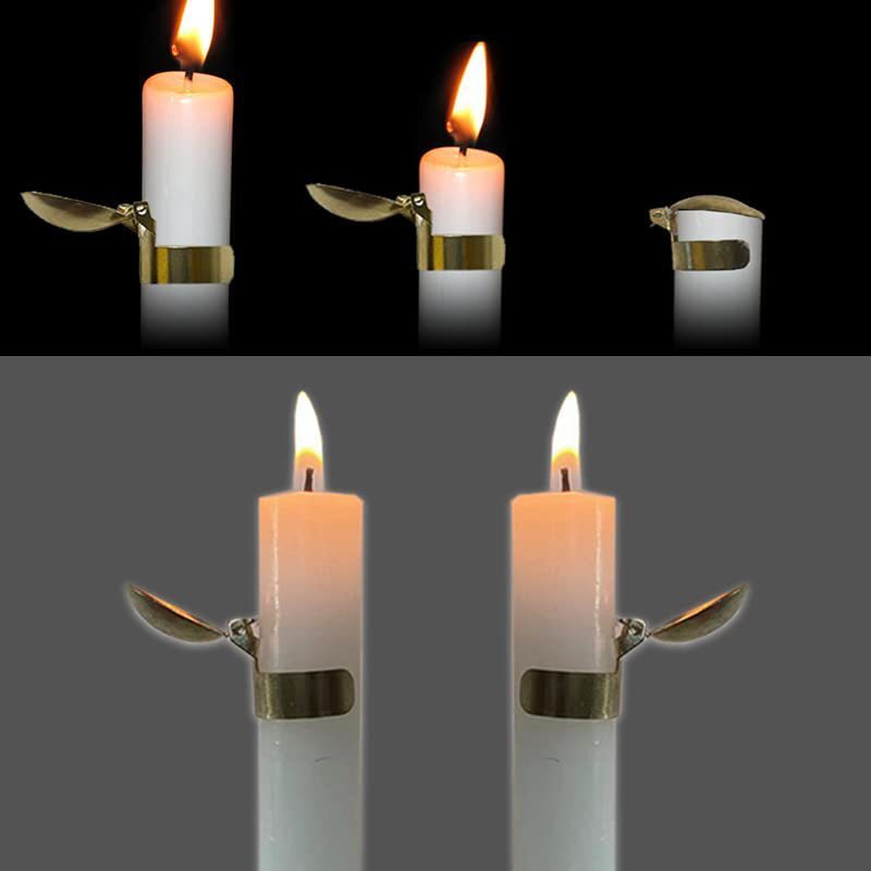 1X Candle Snuffer Automatic fire extinguishing Candle Snuffer Extinguisher❥