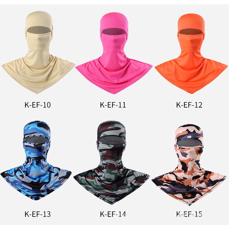 Outdoor Balaclava Face Mask Men Women Sun Protection Anti UV Cycling Headwear