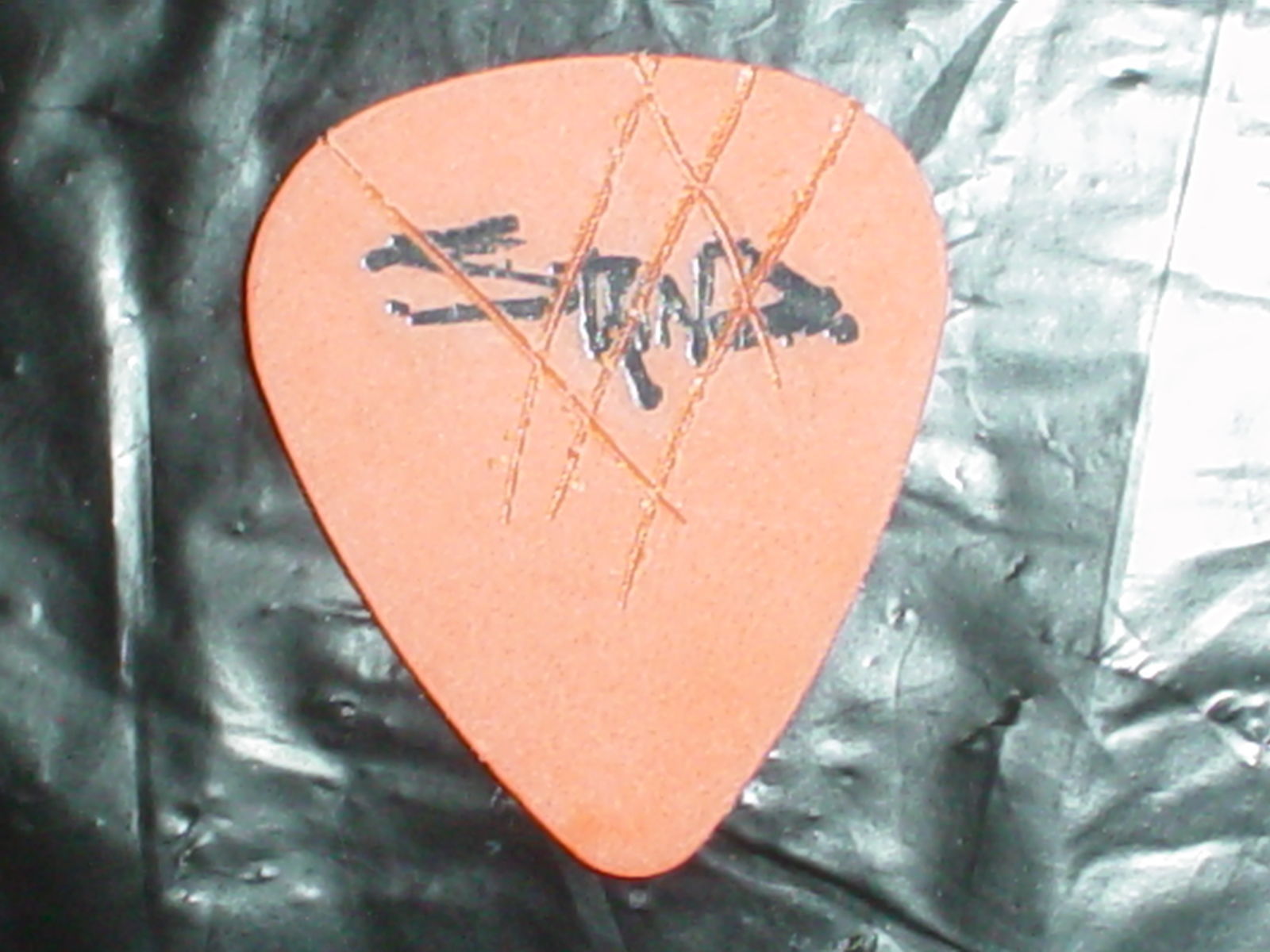 STAIND Logo & Johnny April Signature 2009 Concert ILLUSION Tour GUITAR PICK
