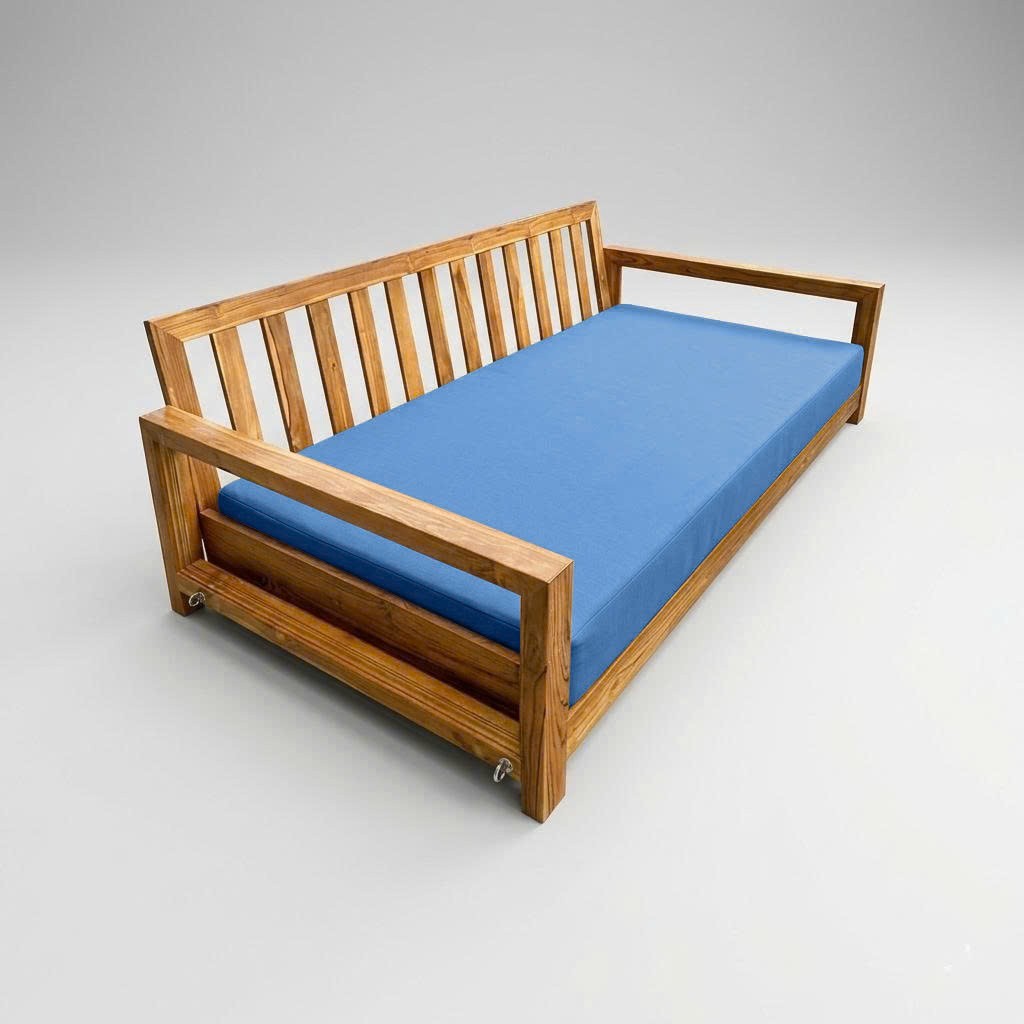 |COVER ONLY| Outdoor Knife Edge 8" Twin Size Daybed Fitted Sheet Slipcover AD102