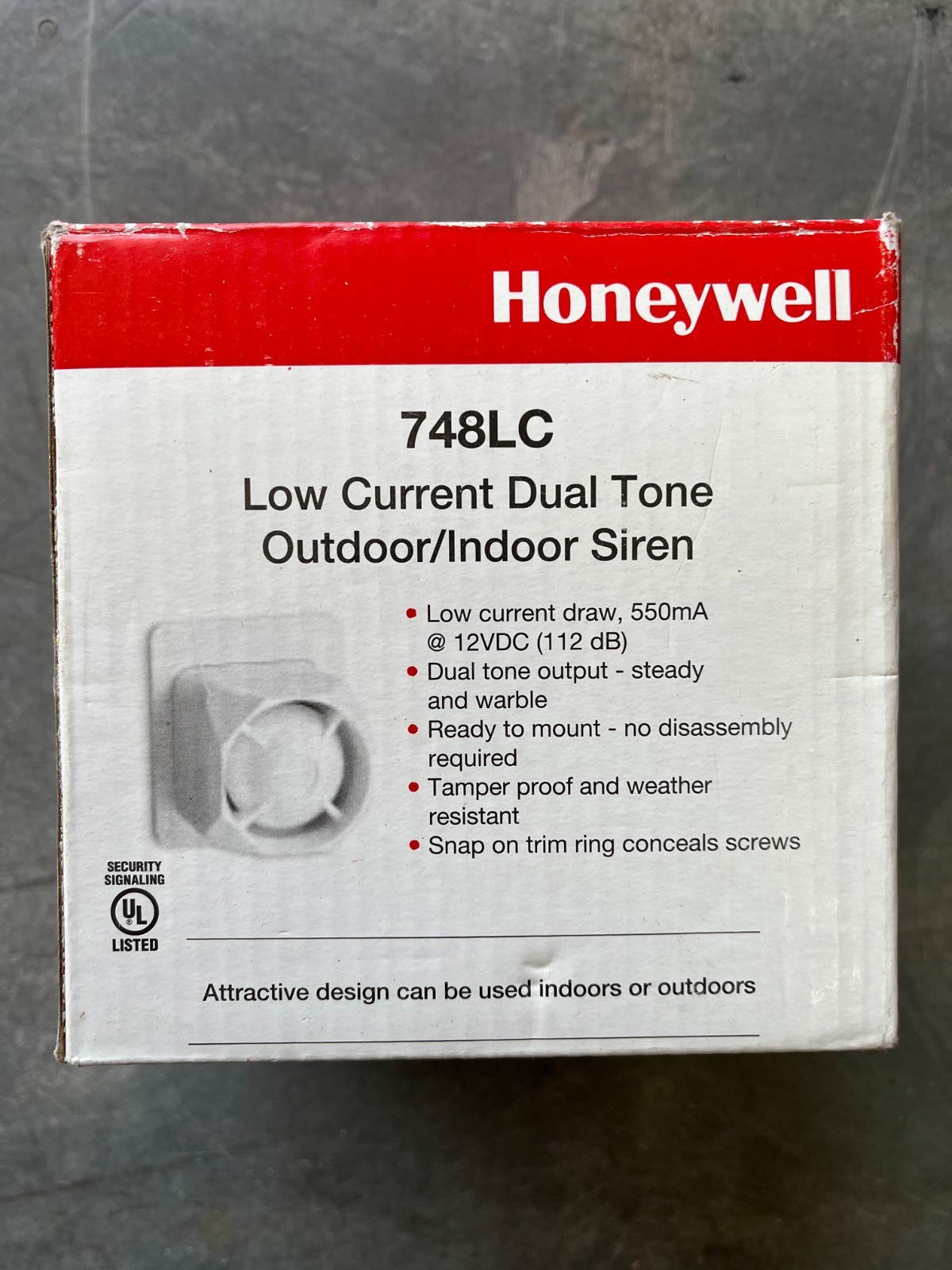 Honeywell 748LC Indoor/Outdoor Dual-Tone Siren