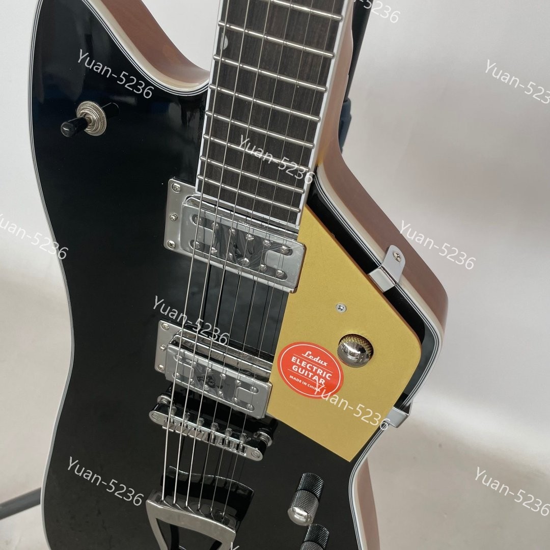 Solid Electric GuitarStainlessRounded Fret Edge Bone Nut HH PickupsFactoryOutlet