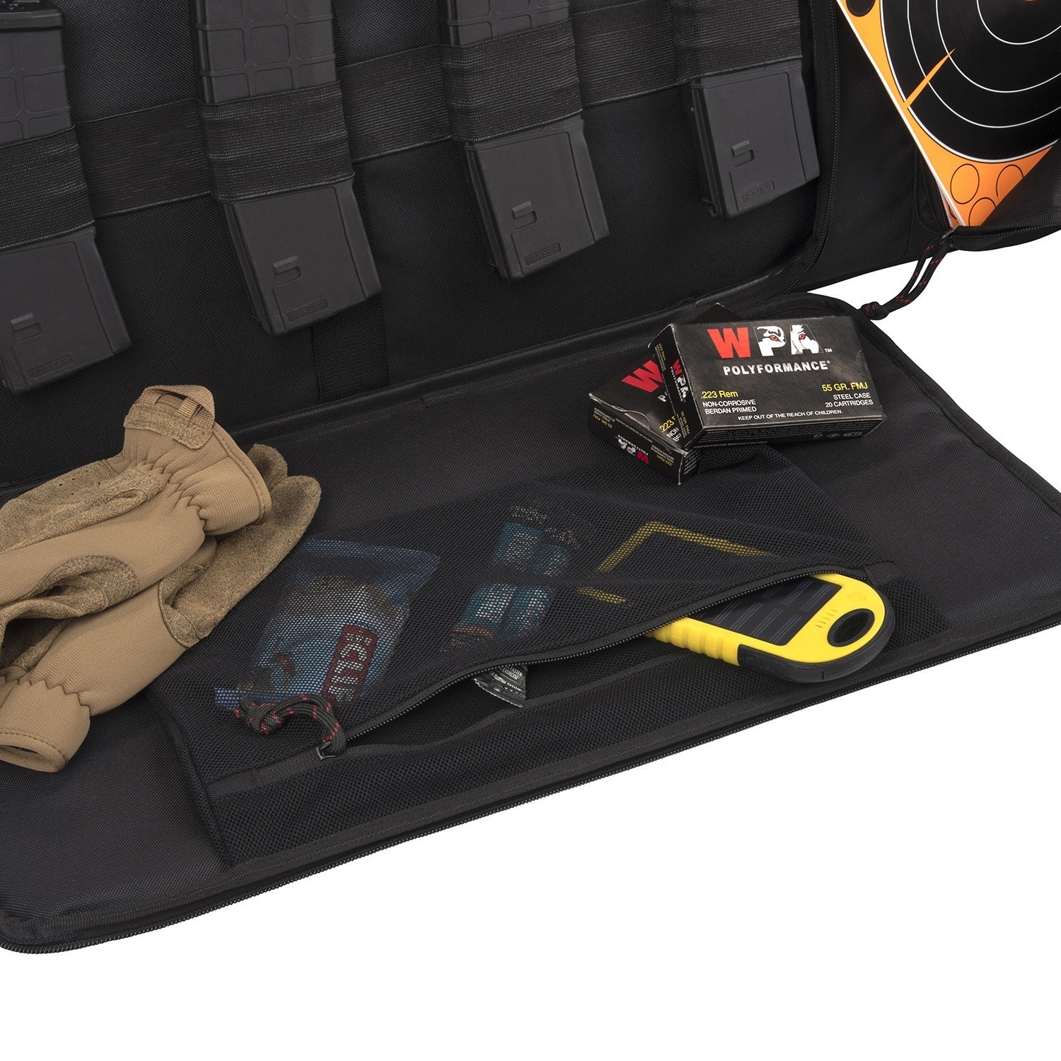 Allen Tac Six 38" Lockable Squad Tactical Gun Case, MOLLE, Lockable, BLK #10827