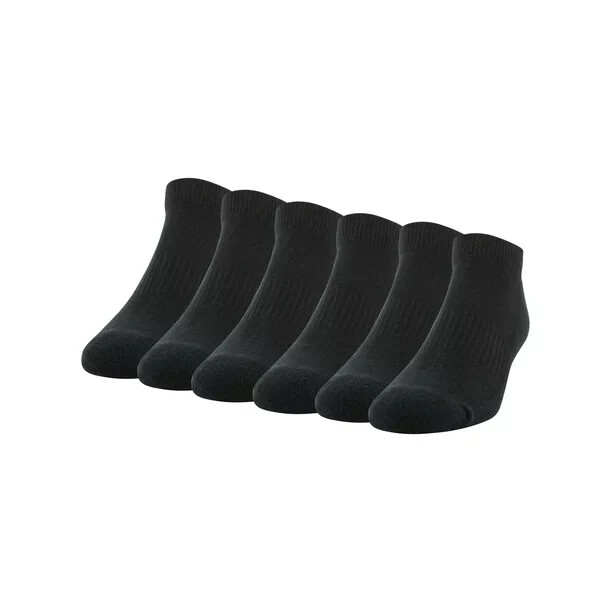 Athletic Works Men's Low Cut Sock, 6 Pack