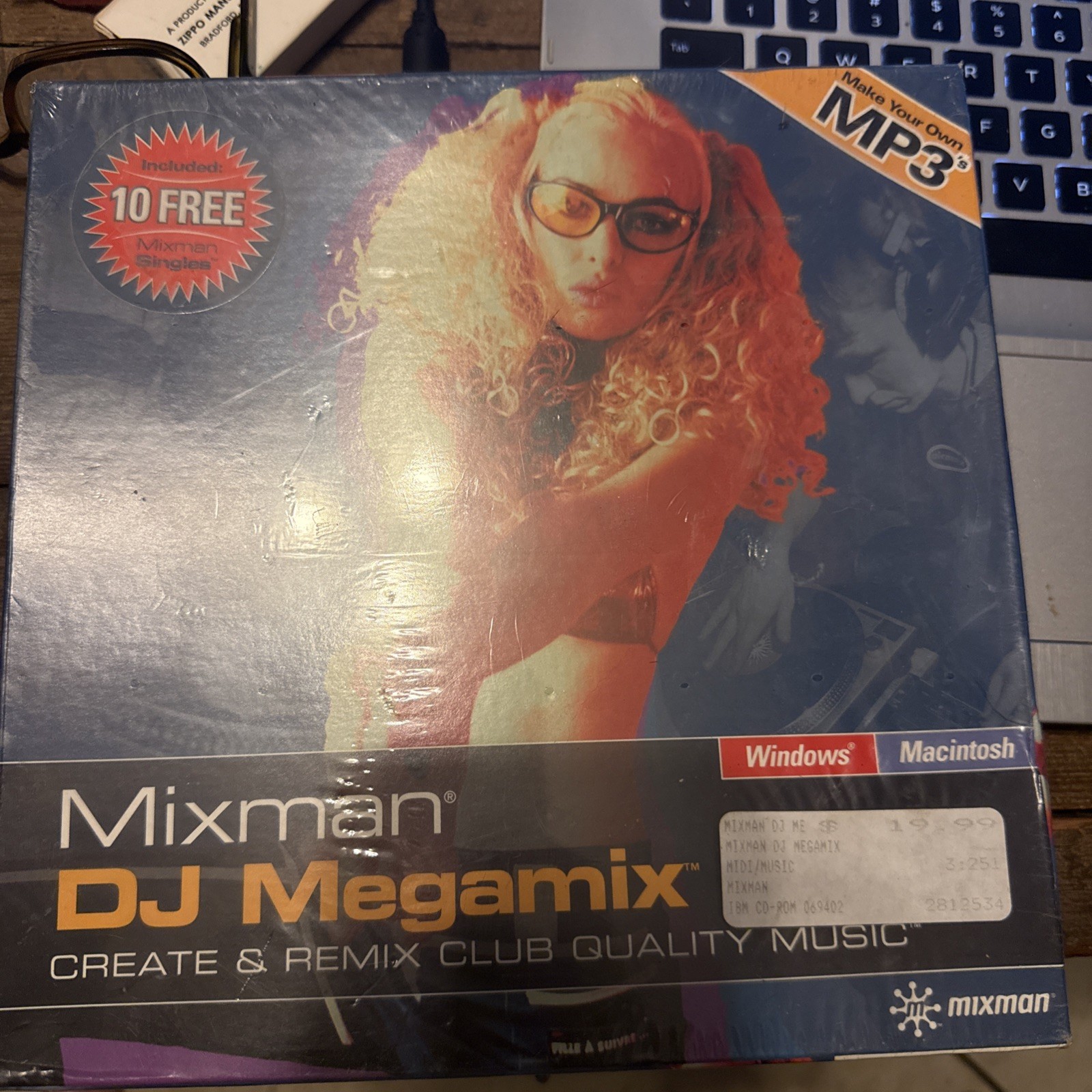Mixman DJ Megamix Software (CD-ROM, 2000) Windows & Mac – Brand New Sealed!