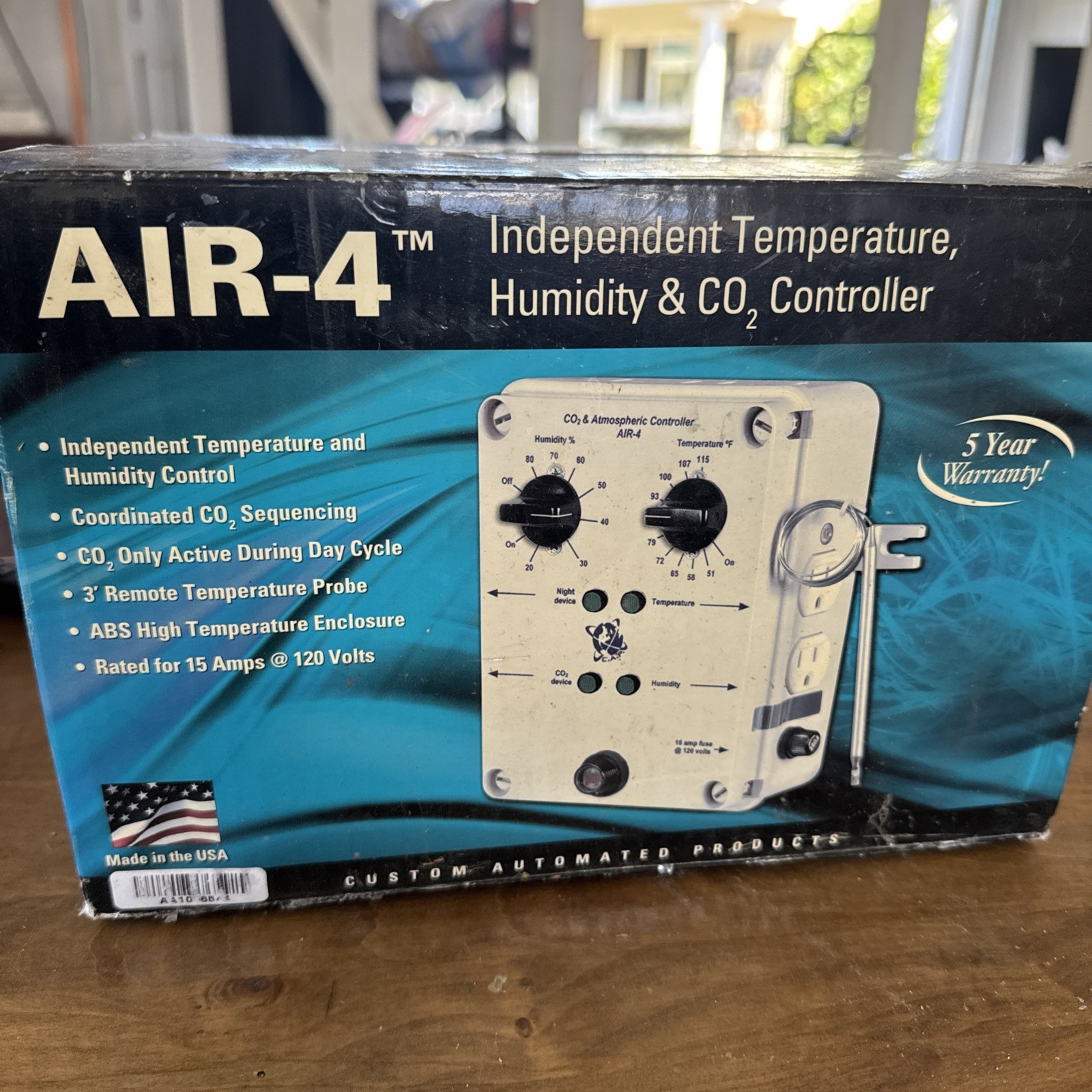 NEW OPEN BOX - CAP AIR-4 Temperature, Humidity , CO2 Controller