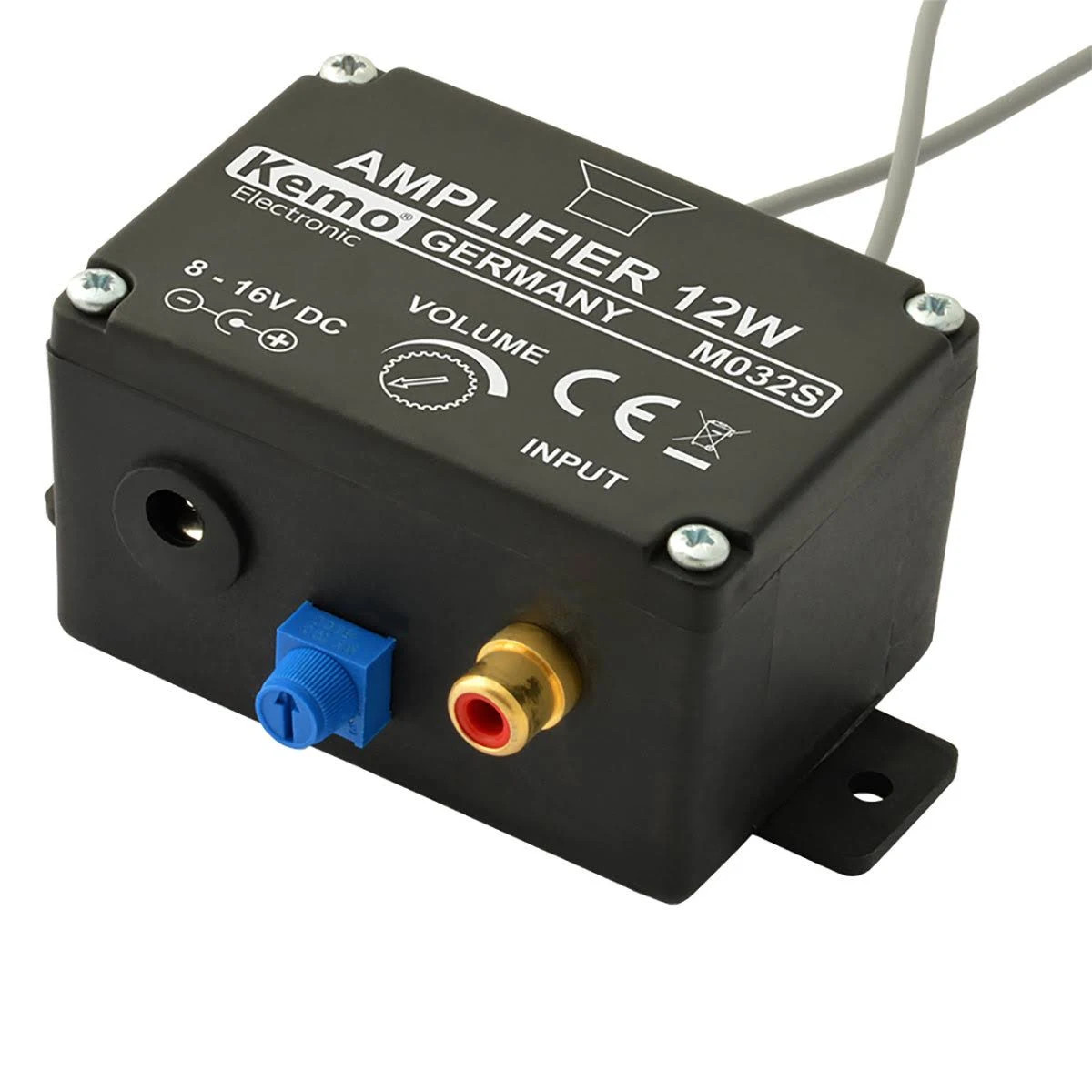 Kemo M032S 12 Watt Universal Mono Plug and Play Amplifier Module with RCA Input.