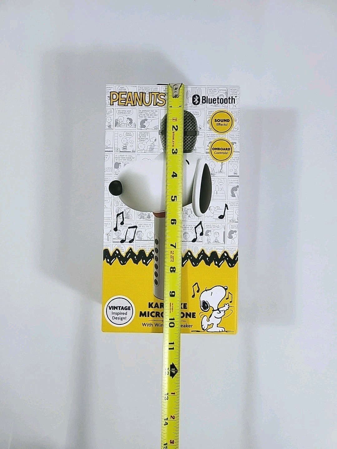 Peanuts Snoopy Bluetooth Karaoke Microphone Wireless Speaker New Sealed NIB