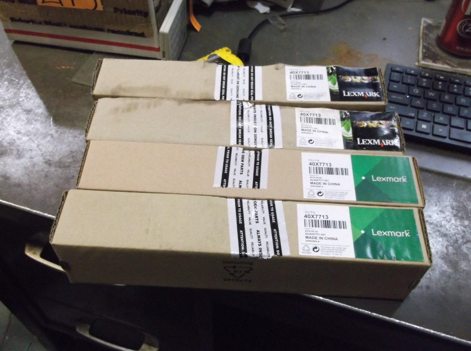 LOT OF 4 NIB LEXMARK 40X7713 SEPARATOR ROLLER ASSEMBLY (YY3)