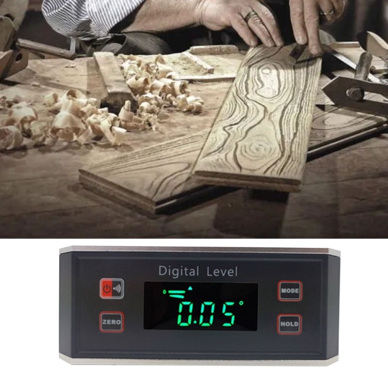 Electronic Digital Protractor Inclinometer Goniometer Level Box Measuring Tool