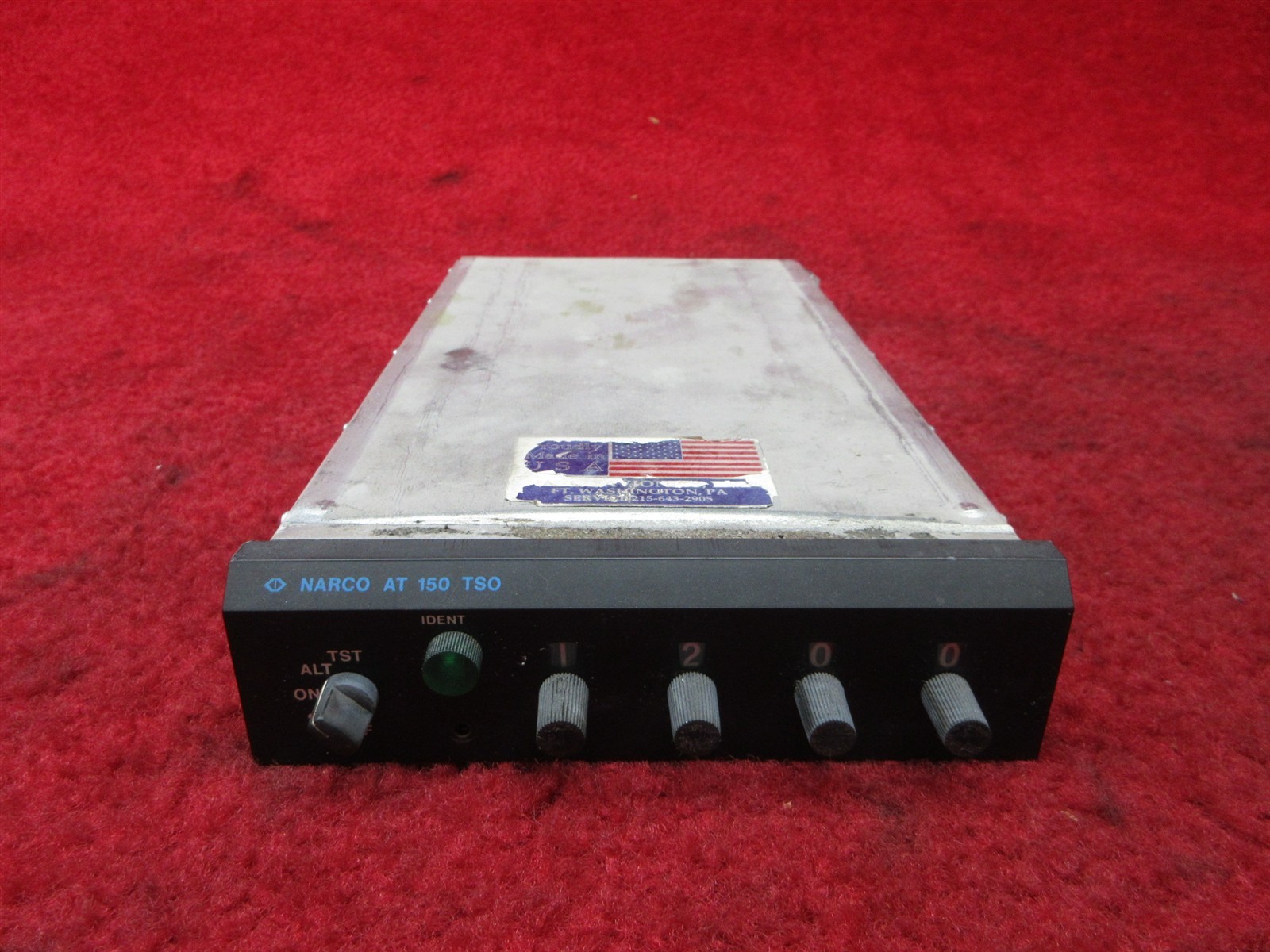 Narco Avionics AT 150 Transponder 14/28V