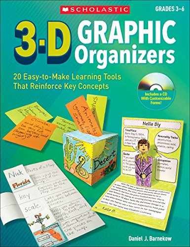 3-D Graphic Organizers: 20 - Paperback, by Barnekow Daniel J - Very Good o