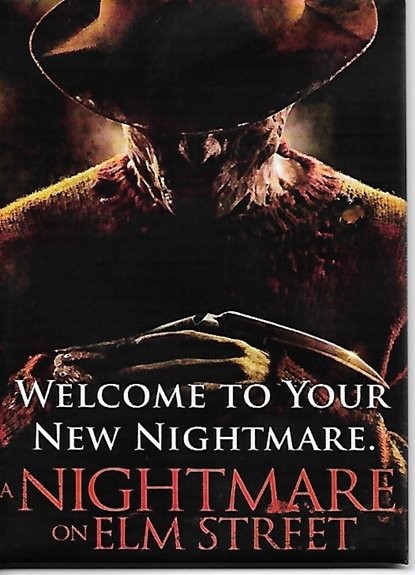 Nightmare On Elm Street Freddy Welcome to Your New Nightmare Refrigerator Magnet