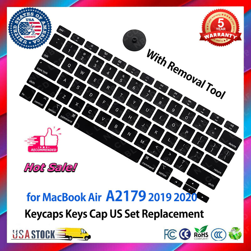 New Keycaps Keys Cap for MacBook Air 13" A2179 2020 EMC 3302 Replacement Keys US