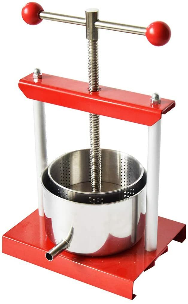 0.53 Press Fruit Antique Wine Vintage Sausage Juicer Original Grape Apple Cider