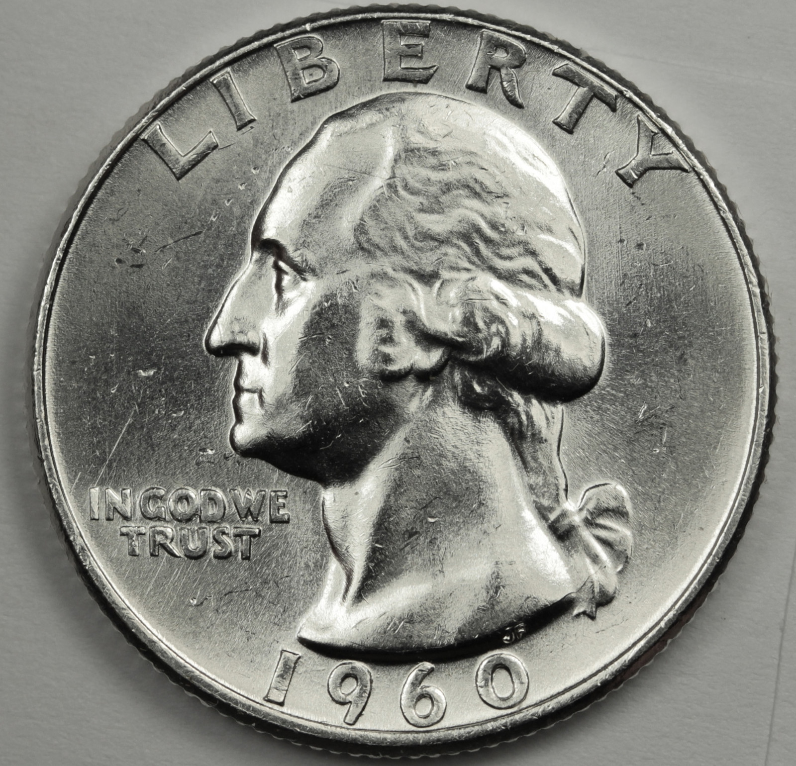 1960-d Washington Quarter.  Nice B.U.  86800  (Inventory B)
