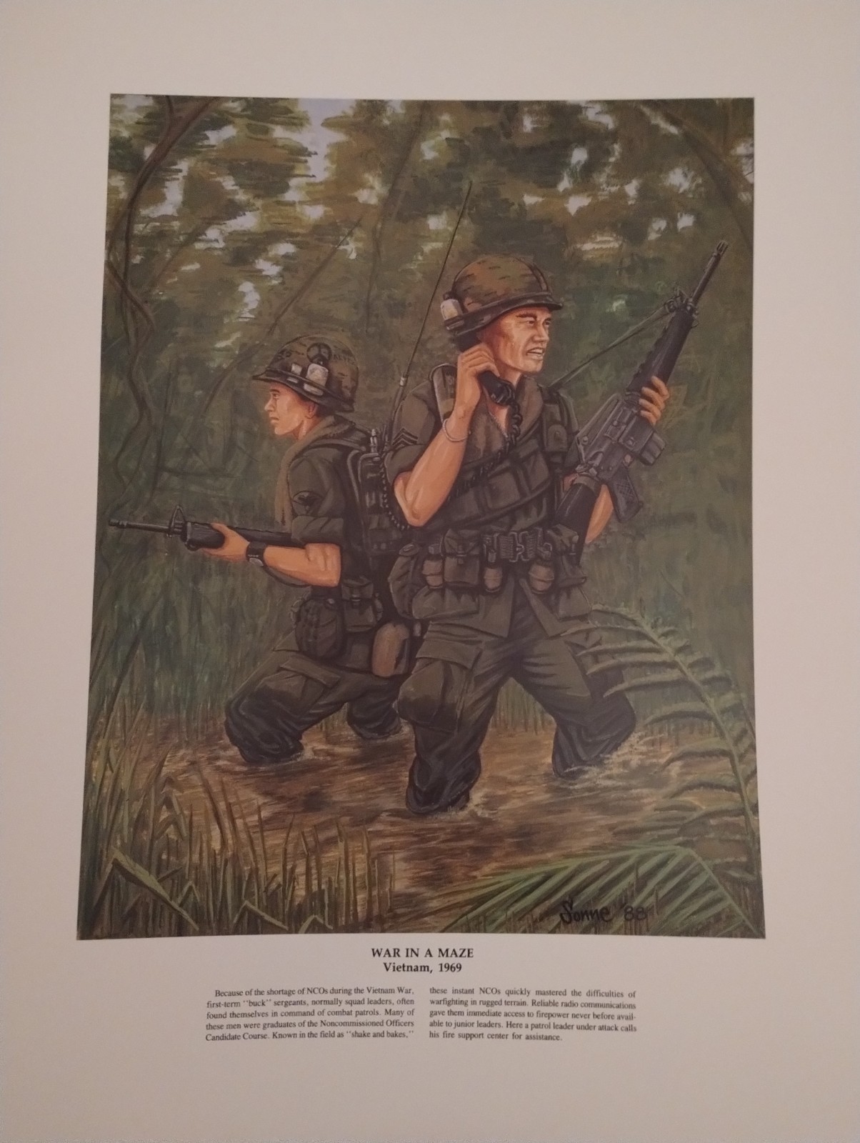 The Noncommissioned Officer: Images of an Army in Action 17  16" x 20" prints