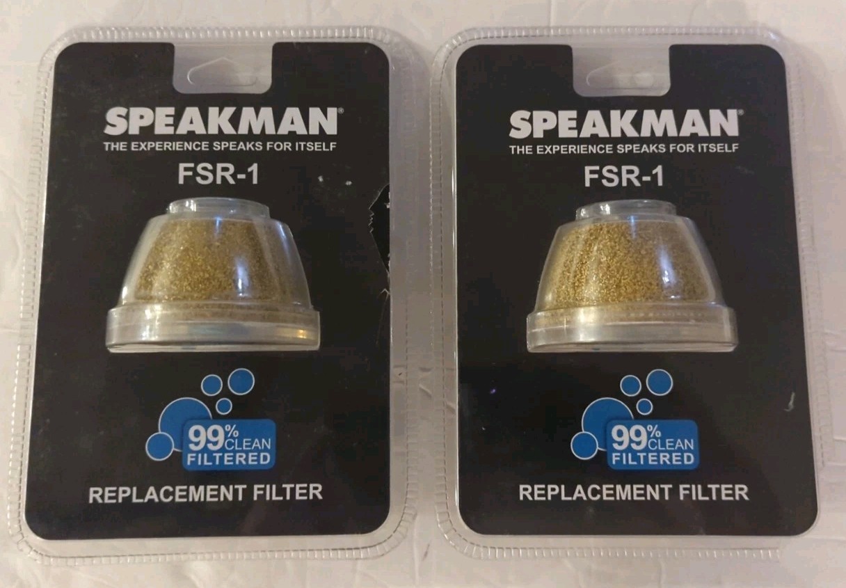 Lot of 2: Speakman FSR-1 Replacement Shower Filter Cartridges - New/Sealed