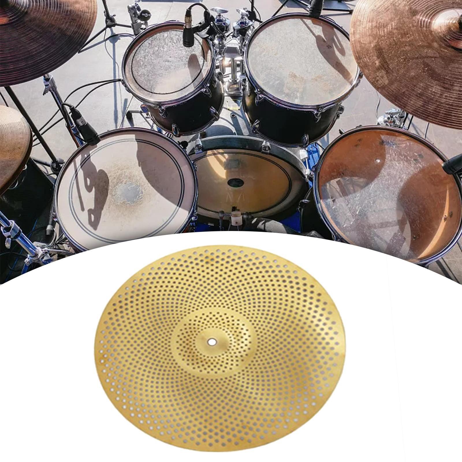 Drum Cymbals, Percussion Accessories, Quiet Drum 14inch