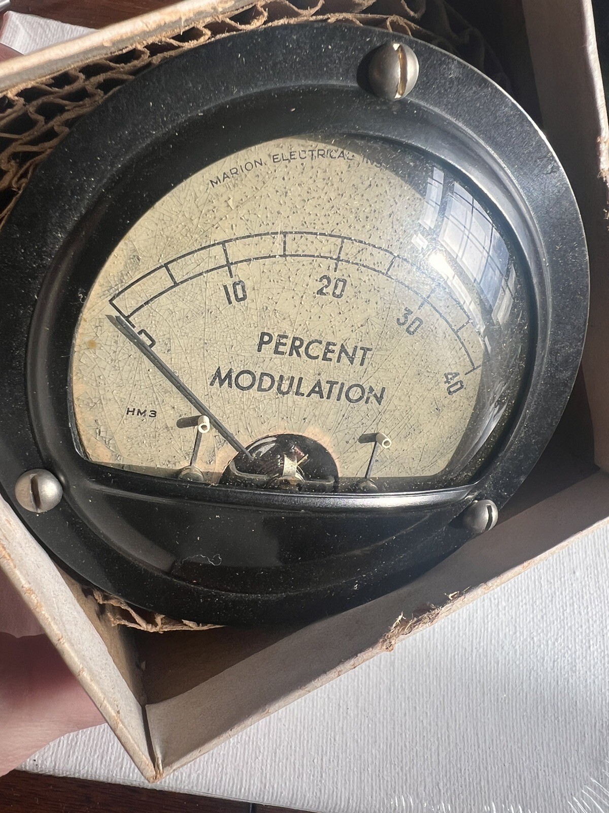 NOS Marion Electrical HM-3 Aviation Aircraft Percent Modulation Meter