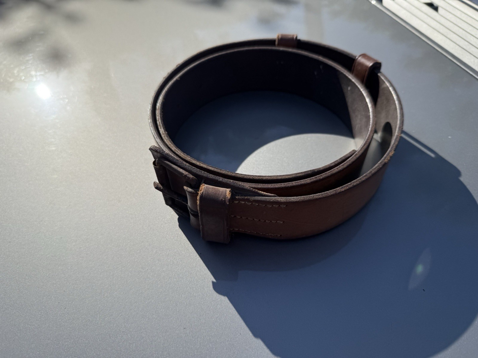 WW2 German  belt buckle leather