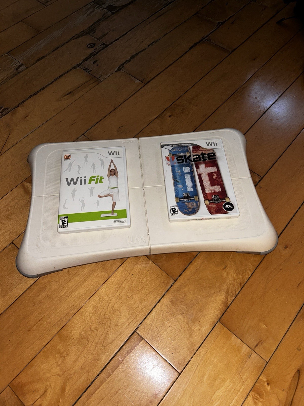 Nintendo Wii Fit Balance Board Bundle with Wii Fit & Skate It Games