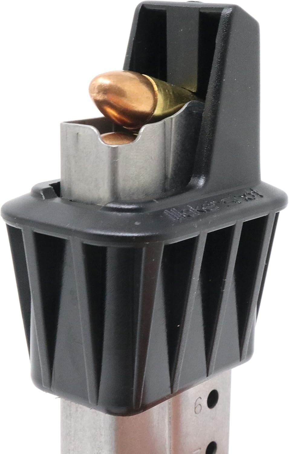 High-Quality Polymer Speed Loader for Smith & Wesson Pistol Magazines - Black