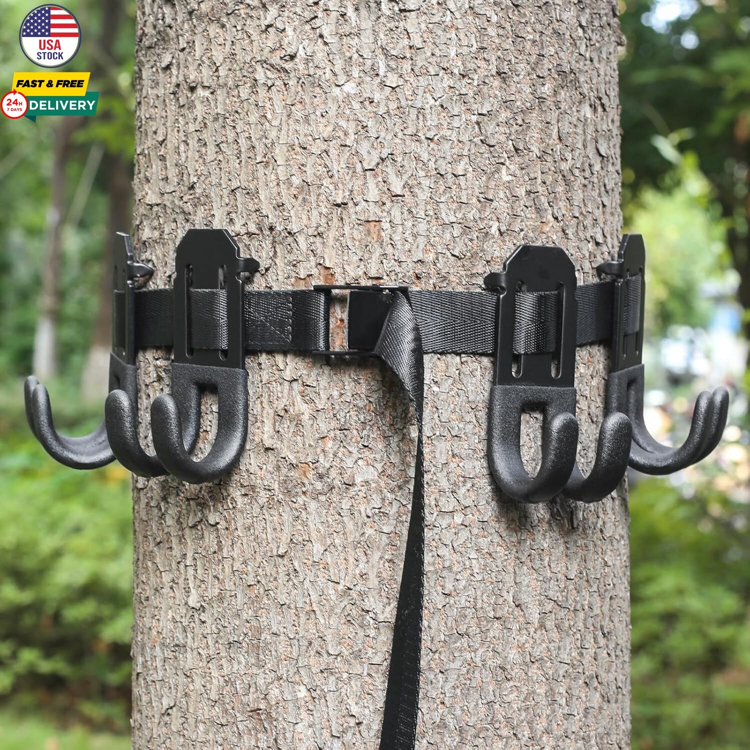Treestand Strap Gear Hangers Outdoor Hunting Tree Stand Accessories Bow Hanger