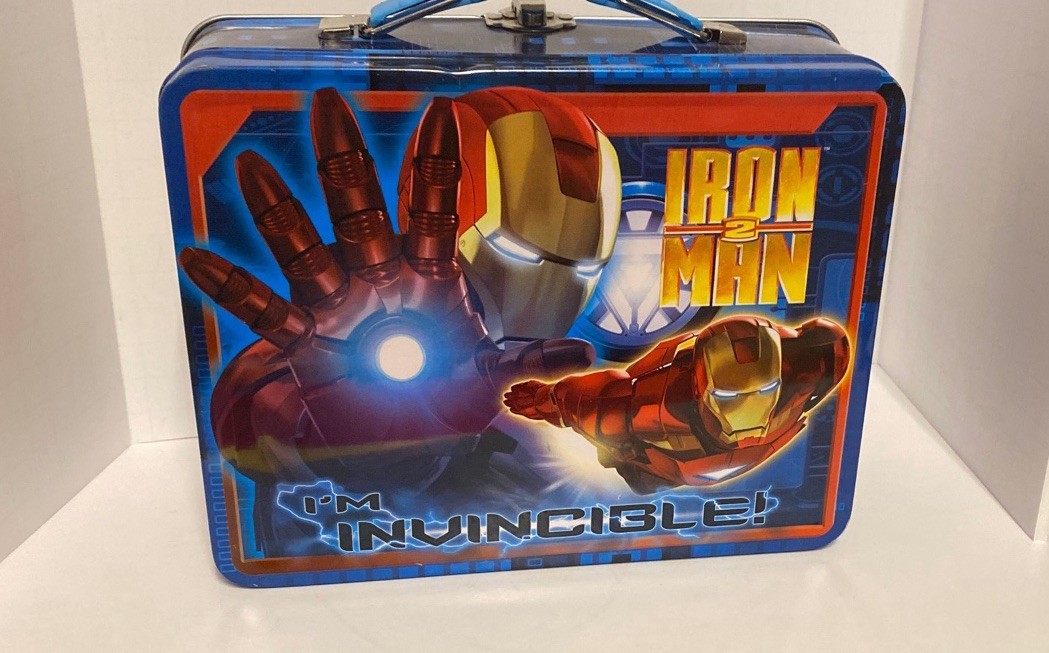 Iron Man 2 I'm Invincible Tin Box 2010 Lunch Box