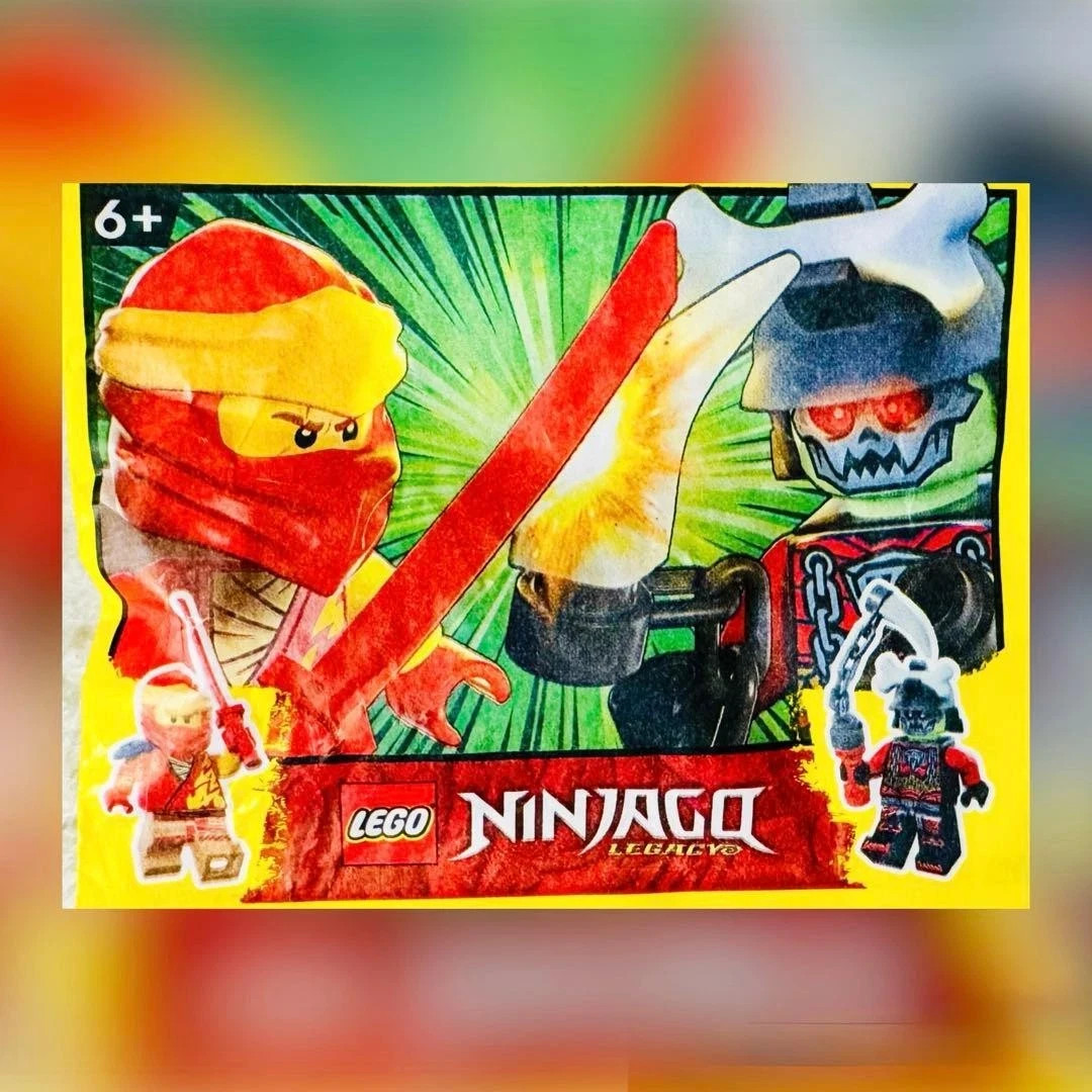 LEGO 112324 Kai vs Bone King Paper Bag 2 Minifigures