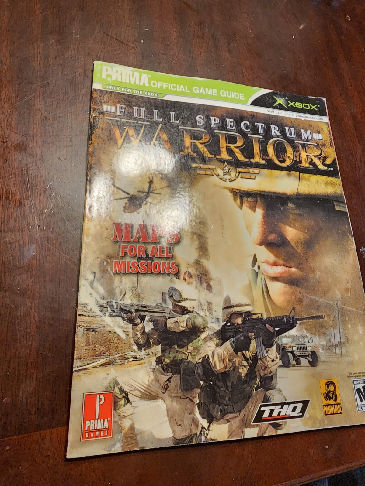 Full Spectrum Warrior Prima Official Game Guide Paperback 2004
