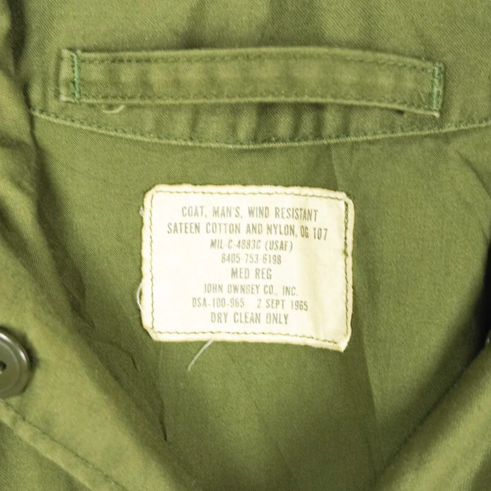 US Air Force OG 107 Wind Resistant Sateen Jacket - Medium Regular